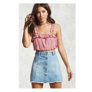 F21 Denim Skirt